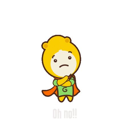 Oh No Sticker by Gumazing