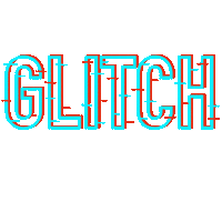 Glitch Simulation Sticker