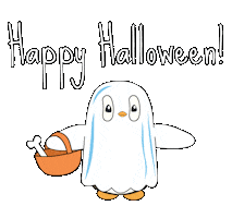 Trick Or Treat Halloween Sticker by Pudgy Penguins