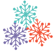 Snow Winter Sticker by Folksy