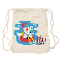 sommer lesen Sticker by authentisch