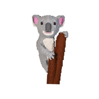 Lego Koala Sticker by Awesome Exhibition
