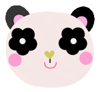 Panda Sticker by karenthaco