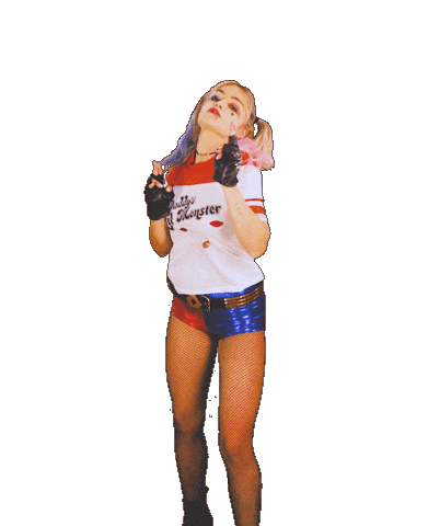 Harley Quinn Girl Sticker by Dirndllove