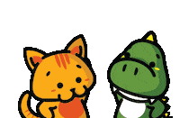 high five cat Sticker by Carousel