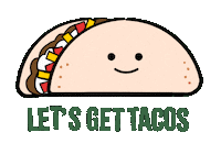 Taco Bell Dinner Sticker by Jessica Lau
