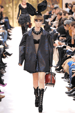louis vuitton runway GIF by fashgif