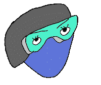 Cat What Sticker by Mekamee