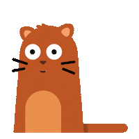 Cat Hello Sticker by YLLW