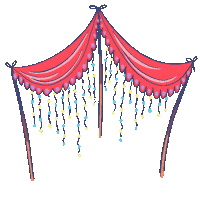 GarringtonIllu party lights festive circus Sticker