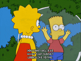 excited bart simpson GIF
