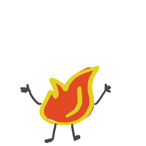 Fire Flame Sticker
