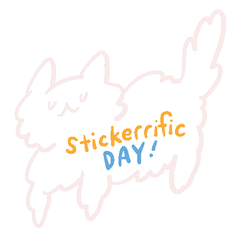 Cat Sticker by Stickerrific