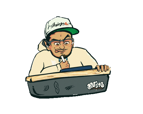 _animo1 giphyupload art illustration drawing Sticker