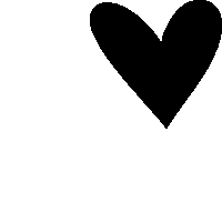 tynlvs heart white black amor Sticker