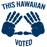 oha_hawaii vote hawaii elections election2020 Sticker