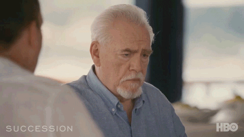 Brian Cox Wtf GIF by SuccessionHBO