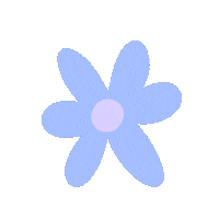 Consiente flor flor azul consiente somosconsiente Sticker