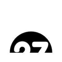 Number Blanco Sticker