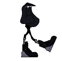 Walk Look Out Sticker