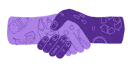 Support Handshake Sticker by Vöslauer Mineralwasser