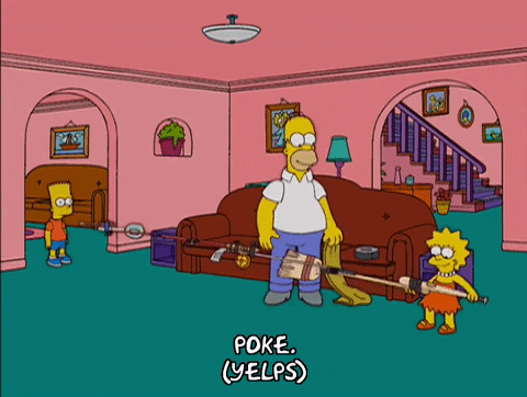 Lisa Simpson Poke GIF by The Simpsons