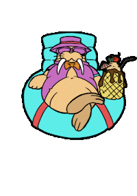 Shaved Ice Sticker by Vampire Penguin