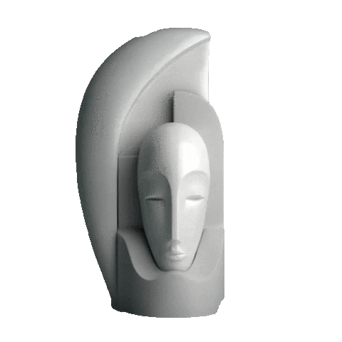 amnesiacap giphyupload club nightclub statue Sticker