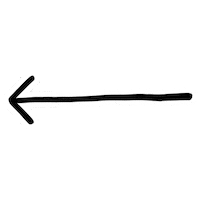 Look Here Arrow Sticker by Luigi Segre