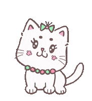 Molecat food hungry pet cute cat Sticker