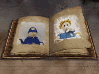 TeaCosyFolk book nurse firefighter knitting GIF