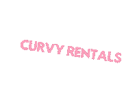 curvyrentals cr curvy rentals the curvy rental boutique curvyrentals Sticker