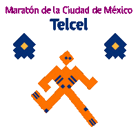 Run Running Sticker by Telcel