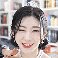 Helmets kpop smile wink idol GIF