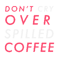 spillmug coffee monday michelle coffee cup Sticker