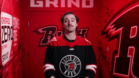 Lets Get Loud Excitement GIF by Rapid City Rush
