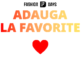 fashiondaysromania heart fashion favorite add Sticker