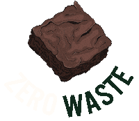nomnomnotdairy vegan zerowaste veganbrowniemix nomnomnotdairy Sticker