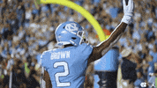 TarHeelFootball football wave unc tar heels GIF
