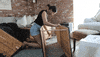 Fall Falling GIF by Megan Batoon
