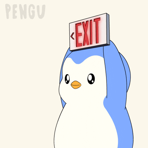 Good Bye GIF by Pudgy Penguins