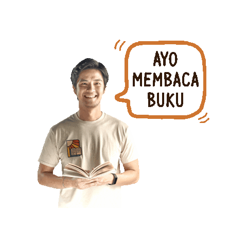 Generasi Literasi Sticker by Indorelawan