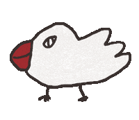 akiettt happy dance bird 鳥 Sticker