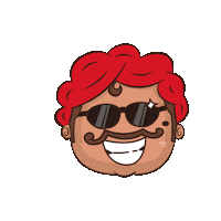 Happy Fun Sticker by Creative Hatti