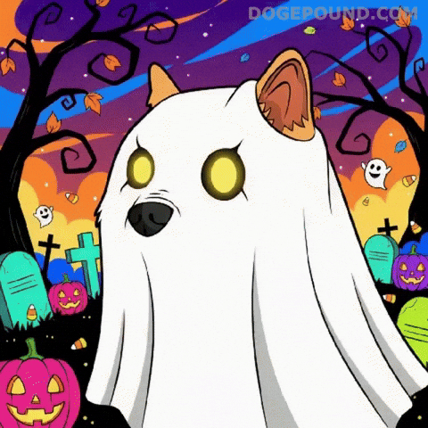 Glowing Trick Or Treat GIF by Doge Pound
