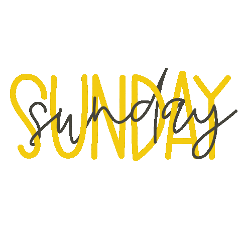 Sunday Weekday Sticker