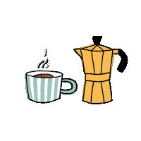 Illustration Coffee Sticker by eh sisters