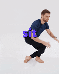 Sitting Sit Down GIF by YOGABODY