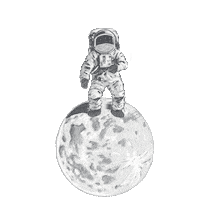 Book Astronaut Sticker by ynhteam