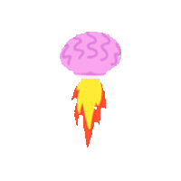 krungsribank fire relax fly brain Sticker